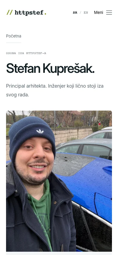 The person behind it — HTTPSTEF, Mobile