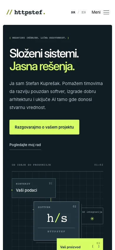 First impressions — HTTPSTEF, Mobile